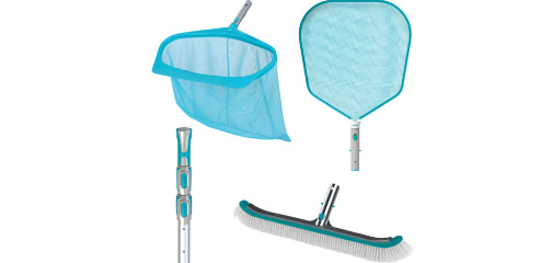 Épuisettes, balais et brosses de piscine